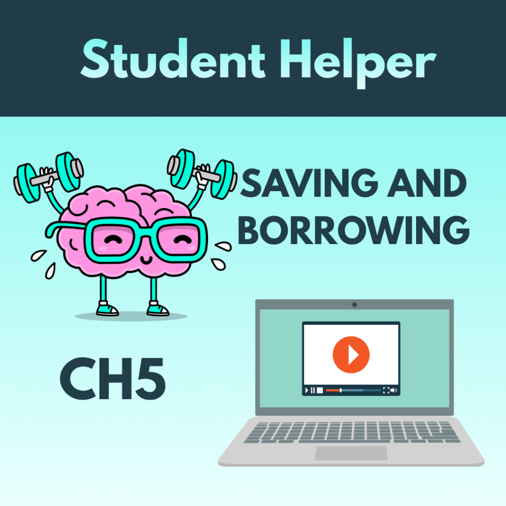 Ch5 Saving and Borrowing (Household) – Student Helper