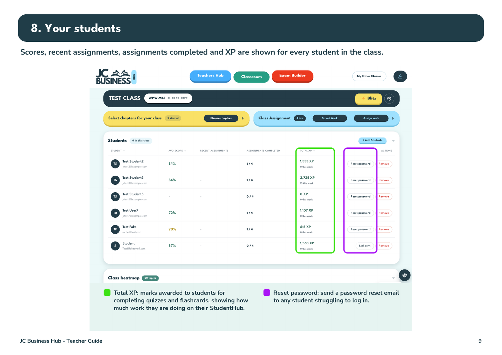Tracking students